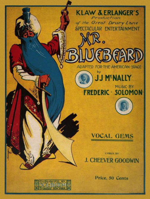 Cover Mr Bluebeard sheet music