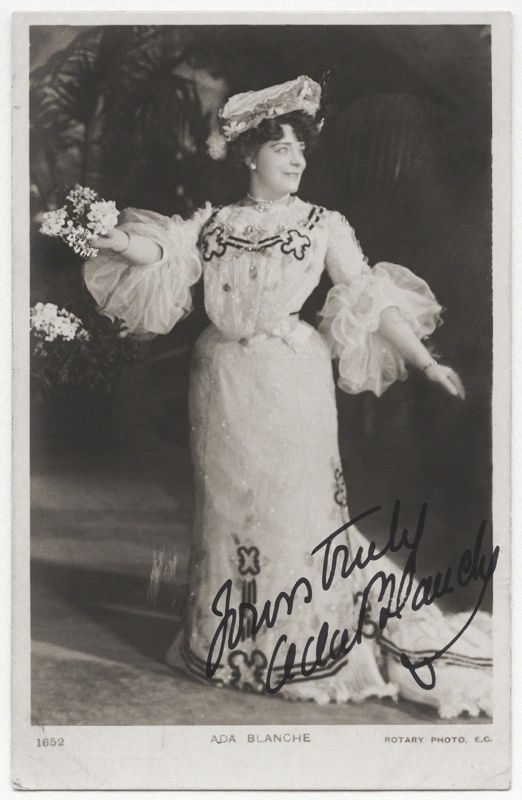 Actress and dancer Ada Adams performed at Iroquois Theater