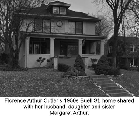 Florence and Margaret's home in 1950
