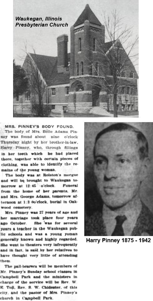 Belle Adams Pinney Iroquois Theater victim