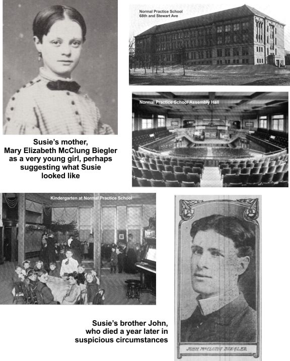 Chicago Normal School attended by Susie Beigler, Iroquois Theater victim