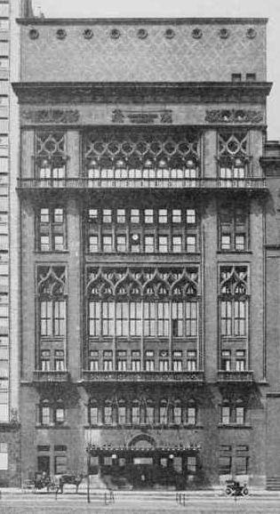 Chicago Athletic Club site of 1903 roof fire