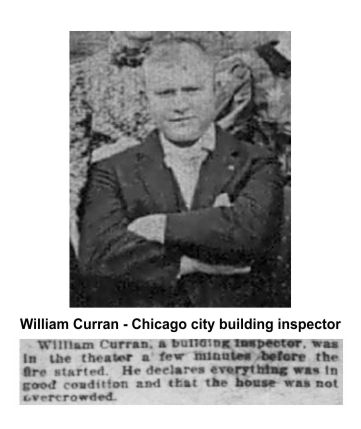 William Curran Chicago building inspector Iroquois Theater