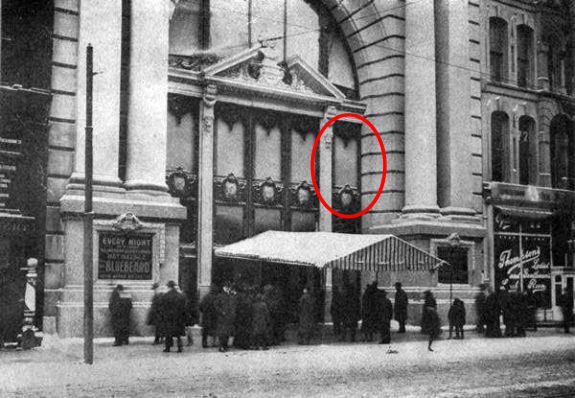 Chicago fireman gained entrance through second floor window of Iroquois Theater