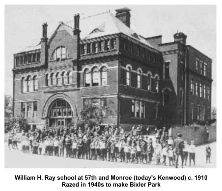 Chicago William H. Ray elementary school at 57th and Monroe c1903
