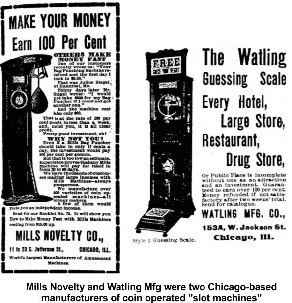 Slot machines in 1903 were not all about gambling.