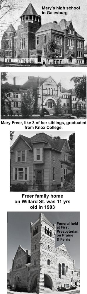 The Freer family were Galesburg through and through