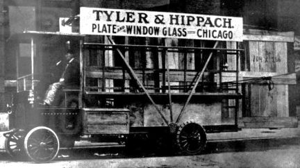 Tyler and Hippach glass truck