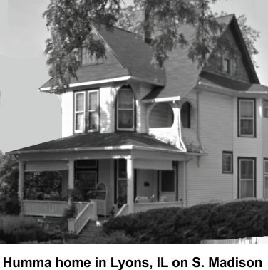 Humma home in Lyons Illinois