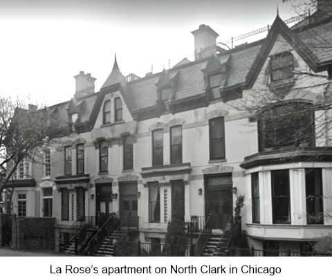 La Rose home on North Clark in Chicago