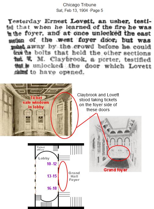 Claybrook opened doors at front entrance