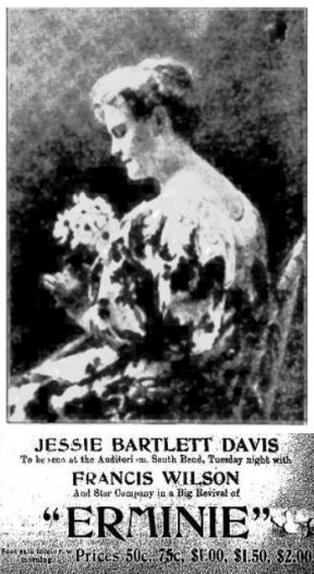 Jessie Bartlett Davis had to keep singing while husband prosecuted 