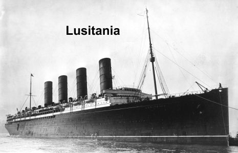 Shopping spree ended when they boarded Lusitania