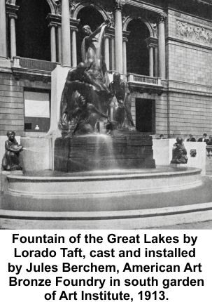 Taft and Berchem's Fountain of Great Lakes at Art Institute