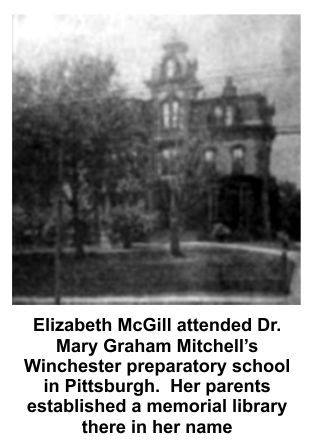 Elizabeth was a student at the Winchester preparatory school in Pittsburgh