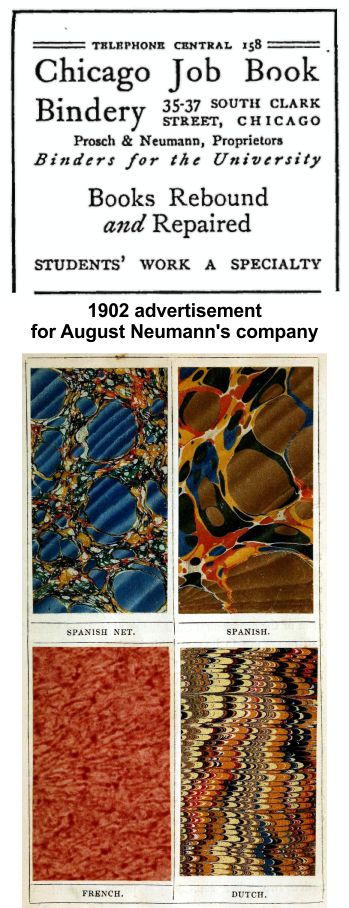 August Neumann was a bookbinder