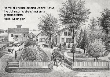 Frederick Howe home in Niles, Michigan