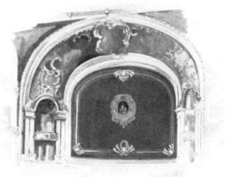 Iroquois Theater scenic curtain