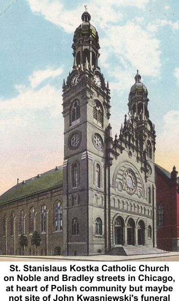 Chicago's St.Stanislaus Kostka Catholic Church was the largest Polish parrish in America