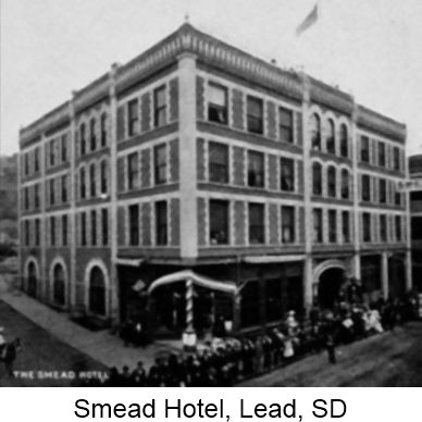 Effie Bllatchford worked as a stenogrpher at Smead Hotel in Lead