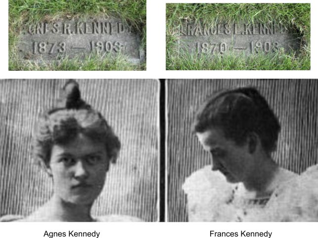 School teachers Agnes and Francess died at the Iroquois theater