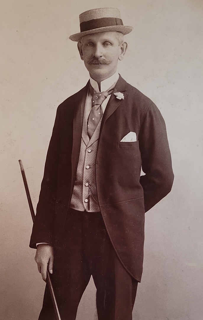 Will J. Davis in 1892